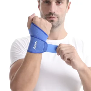 Neoprene Wrap Around Wrist Brace Breathable Adjustable Fixation for Sports Daily Use Protecting Tendon Strain Providing Wrist