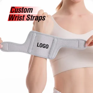 Neoprene Wrist Guard with Spring Support Logo Comfort Features for Badminton Tennis Wrist Wraps