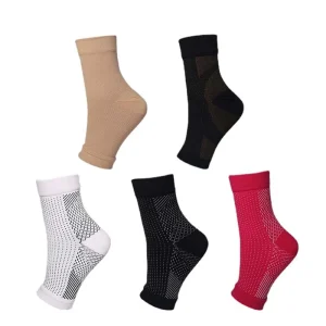 Neuropathy Socks Ankle Brace Compression Sleeve Open Toe Compression Socks Women&Men for Swelling Plantar Fasciitis