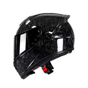 New ABS Full Face Motorcycle Helmet with Quick Release Closure Anti Fog Visor XL Size DOT Approved