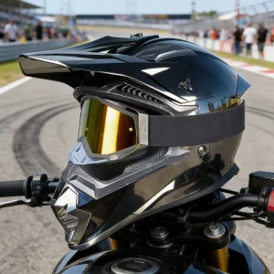 New ABS Full Face Motorcycle Helmets All Seasons Motocross & Trail Riding Outdoor Sport Customized Factory