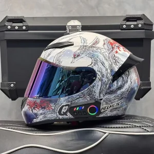 New ABS Material DOT Certification Helmet Custom Logo Full Face Motorcycle Helmet OEM Services Cascos