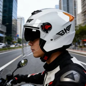 New Arrival Motocross Motorbike Unisex Half Face Helmet for Adults Men Women Abs Motorcycle Helmets Motorcycles Accessories