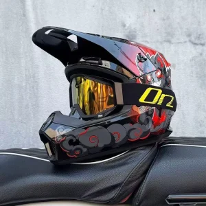 New BAX Motocross Helmets for Adults Full Face Racing Helmets for ATV Kart & Mountain Bike