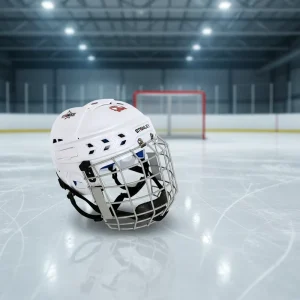 New Design Hockey Player Helmet With Hockey Cage Full Face Cage Hurling Helmet Scooter Head Protector Icehockey Defend
