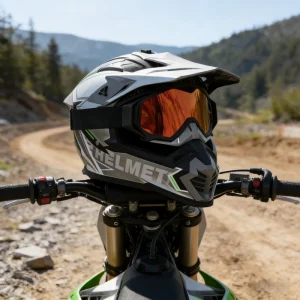 New Full Face ABS Motocross Helmet with Dual Visor for Adult Men Off Road Dirt Bike Personalizar Packaging Factory