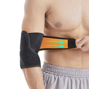 New Neoprene Breathable Perforated Flexible Elbow Brace Unisex Comprehensive Protection Tennis Badminton Support Adjustable