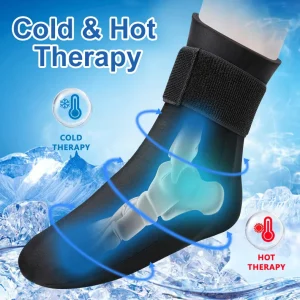 New Products Ideas Trending Reusable Gel Cold And Hot Therapy Cooling Sock Ankle Foot Ice Pack Wrap
