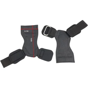 New style Rubber Squat Grips Wrist Wraps Lifting Straps Deadlifts Fitness Gloves Pull up Assist Bands Weightlifting Palm Guard