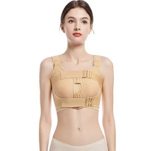 Nylon Anti-Displacement Breast Compression Band Post-Surgery Prosthesis Fixation Chest Support Bra