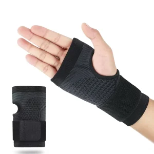 Nylon Carpal Tunnel Wrist Support Brace Adjustable Sports Compression Strap Breathable