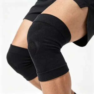 Nylon Elastic Shock Absorb Sports Knee Brace for Weightlifting Running Fitness Custom Logo Knee Protector Pad