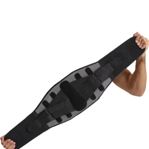 Nylon PP Adjustable Breathable Waist Support Belt Sport Fitness Lumbar Back Support For Gym Running Office Workers