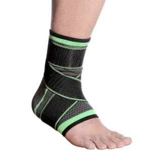 Nylon Plantar Fasciitis Sock Sleeve with Ankle Brace Strap Support and Pain Relief#AH-07