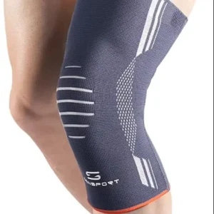 Nylon Silicon Knee Sleeve Compression Knee Brace Knee Support for Running Basketball