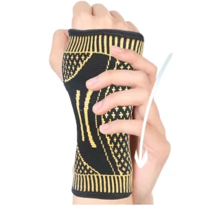 Nylon Spandex Custom Logo Thumb Wrist Protector Compression Adults Wrist Guard for Sports