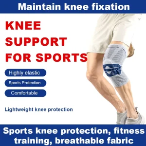 Nylon Spandex Knee Pads Sports Knee Sleeves Leg Pads Joint Support Anti Slip Pain Relief Adjustable for Weight Lifting