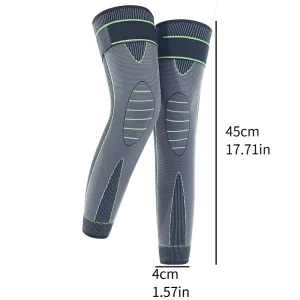 Nylon Unisex Sports Safety Adjustable Super Soft Breathable Knee Pads for Gym Running Exercise Hiking