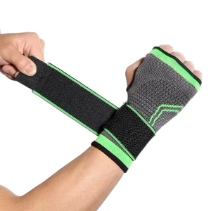 Nylon Wrap Protective Elasticated Wrist Brace Support Palm Guard