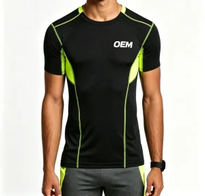 OEM 100% Polyester 140 160GSM Lightweight Short Sleeve Crew Neck Quick Dry Sweat Wicking Men Summer Gym Sport T Shirt