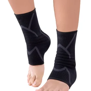 OEM 3D Knitting Compression Ankle Support Nylon Ankle Sleeve Sports Ankle Support Brace For Basketball