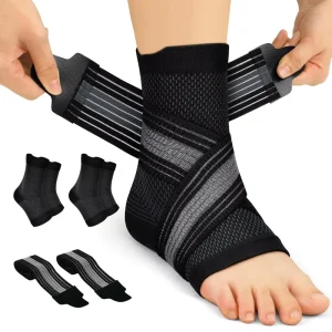 OEM Adjustable Ankle Support Compression Removable Strap Achilles Tendonitis Brace Ankle Brace for Plantar Fasciitis Relief