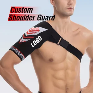 OEM Adjustable Tightness Breathable Knitted Shoulder Brace Compression Shoulder Sleeve Arm Sling Brace for Shoulder Support