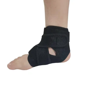 OEM Bulk Supply Breathable Durable Adjustable Ankle Brace Sports Injury Protection Neoprene Ankle Support with Metal Support