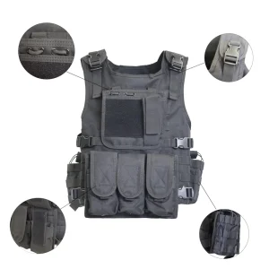 OEM Custom Logo Elite Training Tactical Vest Quick Release Nylon Harness Stab Proof Cut Proof Impact Resistant Safety Clothing