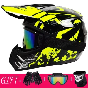 OEM Four Seasons Universal ABS Motocross Children’s Off Road Dirt Bike Motorsport Helmet