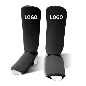 OEM Knee Pads Muay Thai Elastic Cloth Protective Gear Thai Shin Guard for Martial Arts Leg Protection Training
