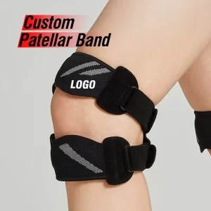 OEM Men’s Sports Knee Protector Elastic Spandex Elbow Knee Pads for Running Rope Skipping Badminton Patellar Band