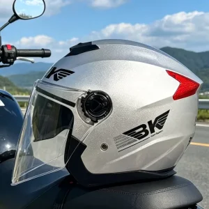 OEM ODM Custom Classic Plain Design Half Face Electric Scooter Jet Helmet ABS CE Certificate All Seasons