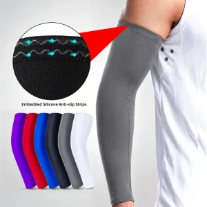 OEM ODM Custom Compression Arm Sleeve Lightweight Sports Arm Support For Basketball Baseball Cycling Running Gym Workout