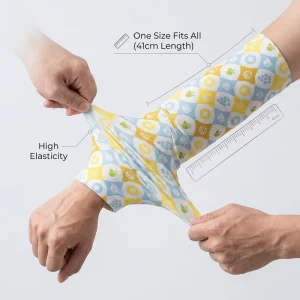 OEM ODM Custom Ice Silk Cooling Arm Sleeves UV Sunscreen Outdoor Sports Driving Arm Guard Factory