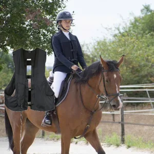OEM ODM Customized Printed Equestrian Airbag Vest Lightweight Breathable Durable Fabric Professional Safety Gear