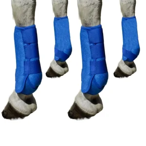 OEM Outdoor Equestrian Shock Absorbing Breathable Neoprene Horse Tendon Safe Guards Boots