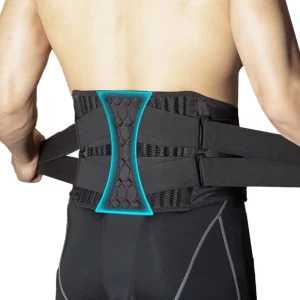 OEM Professional Back Pain Pressurized Soft Breathable Adjustable Belt Lower Back Brace Lumbar Waist Support