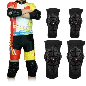 OEM Roller Shoes Protective Gear Kids Knee Pads Elbow Pads Bicycle Sports Safety Gear Impact Protection Adjustable Professional