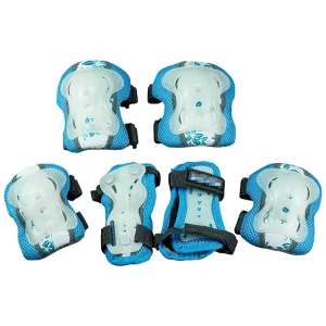 OEM Roller Skate Protective Gear Set Kids Luminous Adjustable Durable Skateboard Hard Shell Professional Knee Elbow Pads