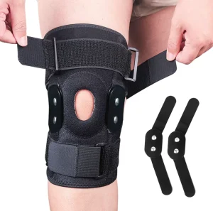 OEM Running Sports Arthritis Meniscus Tear Strong Stability Hinged Knee Support Brace for Knee Pain Relief Men Women