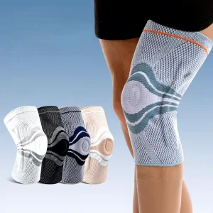OEM Sports Knee Pads Breathable Compression Sleeve Adjustable Patella Support Anti-Collision Knee Protector Running Basketball