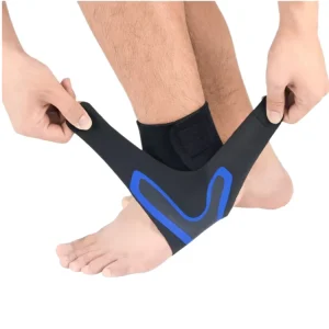 OK Cloth Sports Compression Ankle Sleeve Ankle Support Ankle Brace Professional Protection Adjustable Breathable
