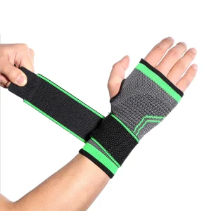 Oem Adjustable Medical Orthopedic Wrist Hand Brace With Compression Belt Neoprene Guard Breathable Design