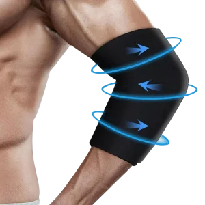 Oem Black Cold Wrap Ice Pack Flexible Knee Elbow Ankle Calf Compression Gel Freeze Sleeve for Pain Relief Customized Size