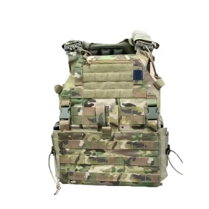 Oem High Visibility Plus Size Nylon Heavy Duty Armor Tactical Vest With Pouches