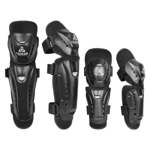 Off Road Racing Motorcycle Protective Gear Four Piece Anti Fall Knee Protection Windproof Long Knee Elbow Pads 4pcs