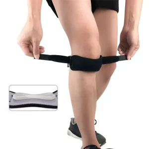 One Line Patellar Strap Silicone Knee Pads Cycling and Mountain Climbing Protective Gear Compression Joint Protection