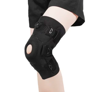 Open Patella Knee Brace Plate Support Neoprene Knee Support Sports Pads Flexible Spandex Material for Sports Safety Protection