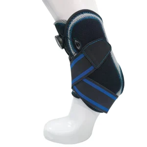 Orthopedic Ankle Brace Breathable Adjustable Ankle Brace Compression Ankle Support Wrap With Knob Lacing System